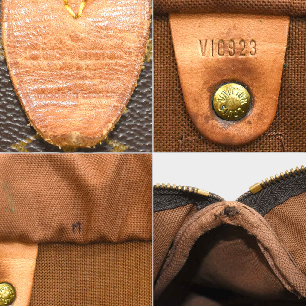 Louis Vuitton Handbag Mini Boston Speedy 25 M41528 Monogram Canvas Brown