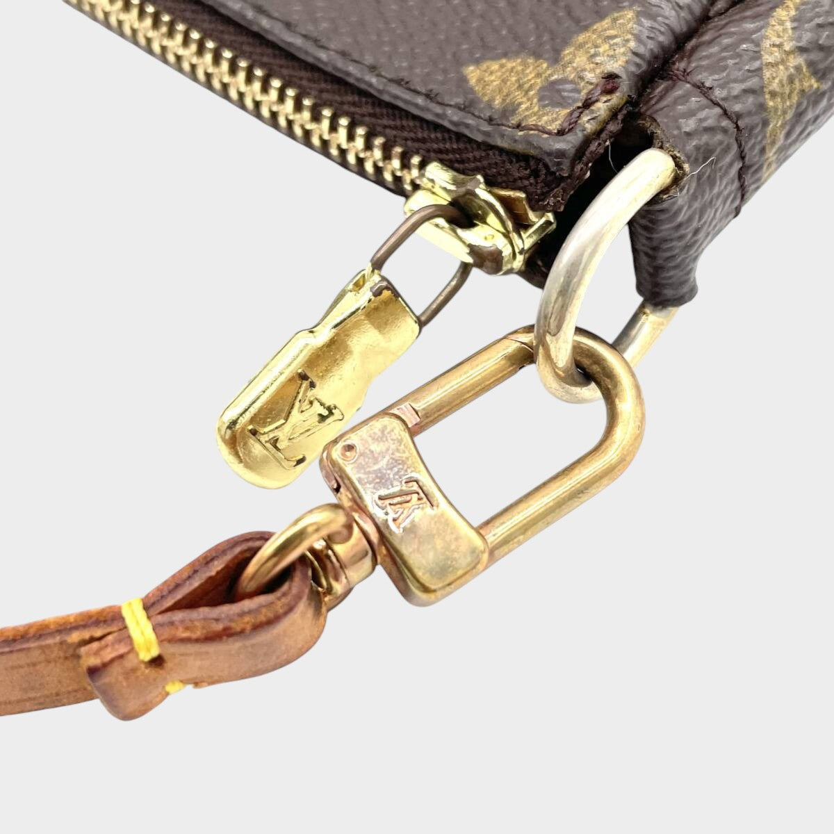 Excellent Condition LOUIS VUITTON Monogram Pochette Accessoires Accessory Pouch Handbag M51980 SL0041