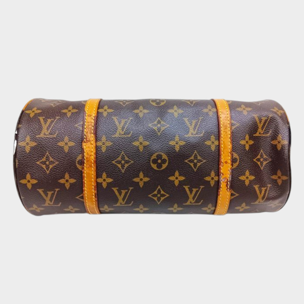Louis Vuitton M51385 Papillon 30 Monogram Brown Gold Hardware Handbag Vintage