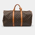 LOUIS VUITTON M41426 Monogram Keepall 50 Handbag Tasche Boston Bag
