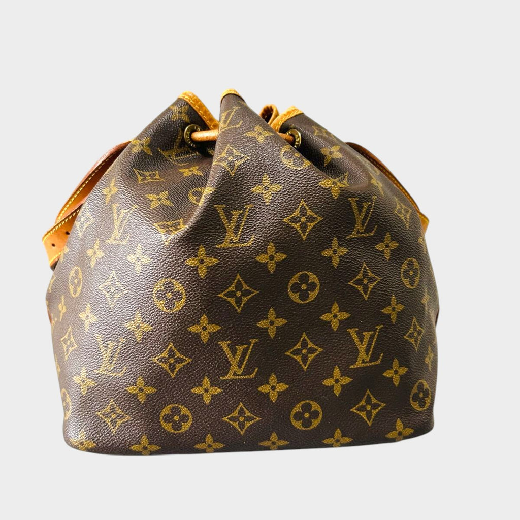 Louis Vuitton Shoulder Bag Petit Noé Drawstring Bag M42226 Monogram Brown Authentic Genuine Product