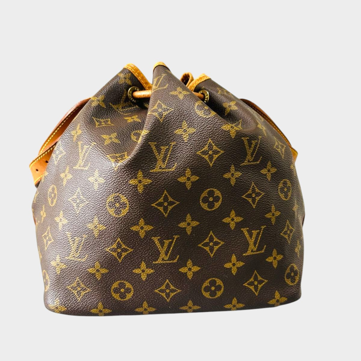 Louis Vuitton Shoulder Bag Petit Noé Drawstring Bag M42226 Monogram Brown Authentic Genuine Product
