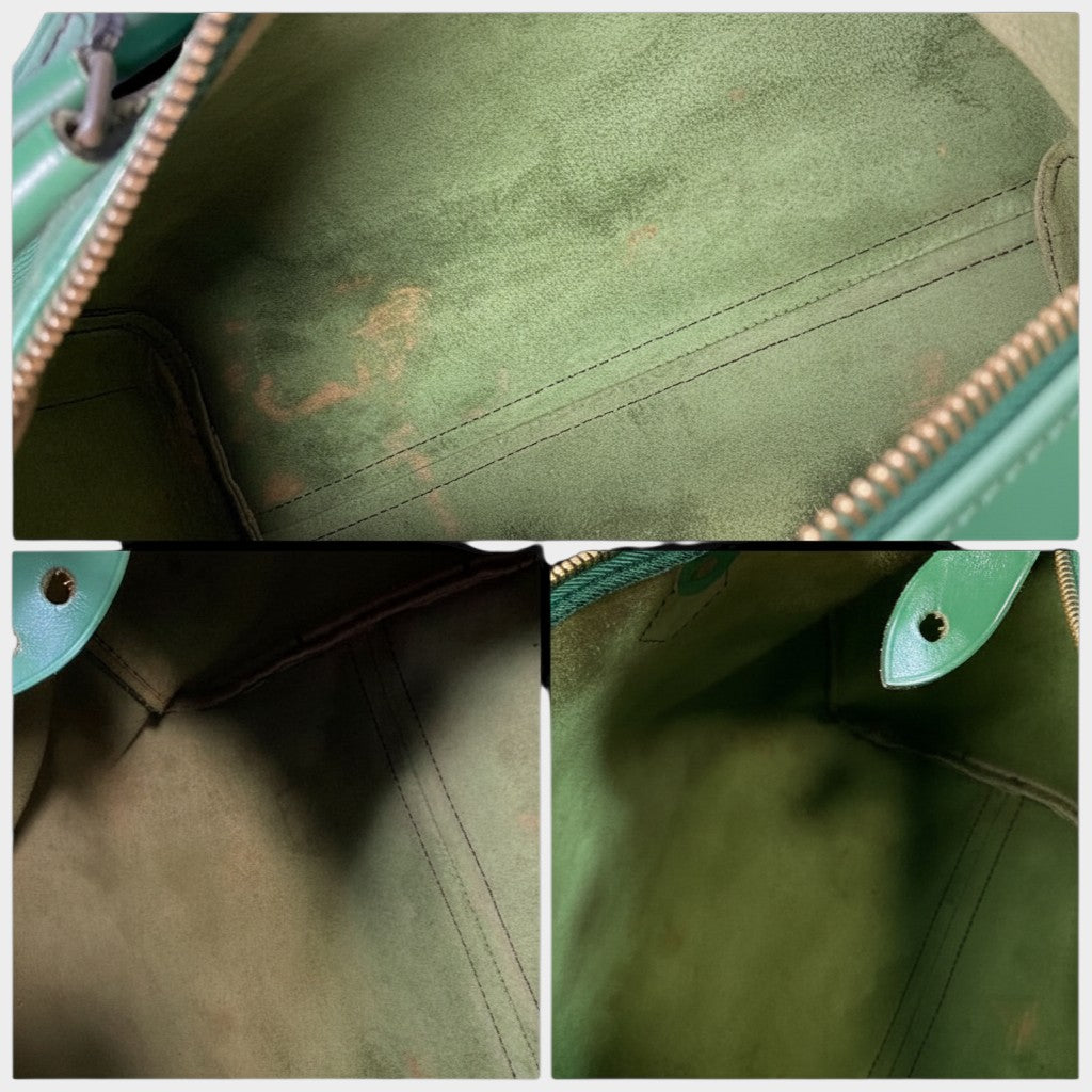 LOUIS VUITTON Epi Speedy 25 Borneo Green Handbag