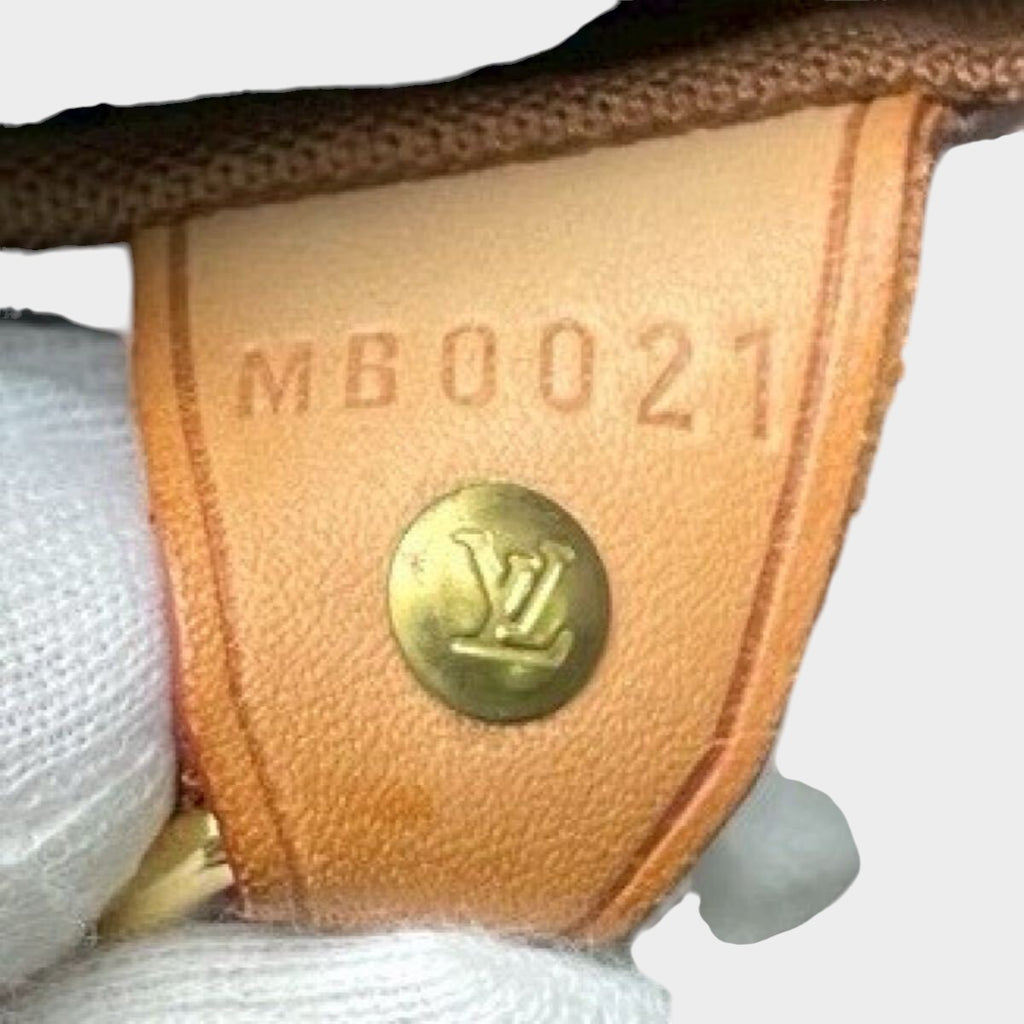 Louis Vuitton Monogram Sac Shopping Tote Bag M51108 Serial MB0021