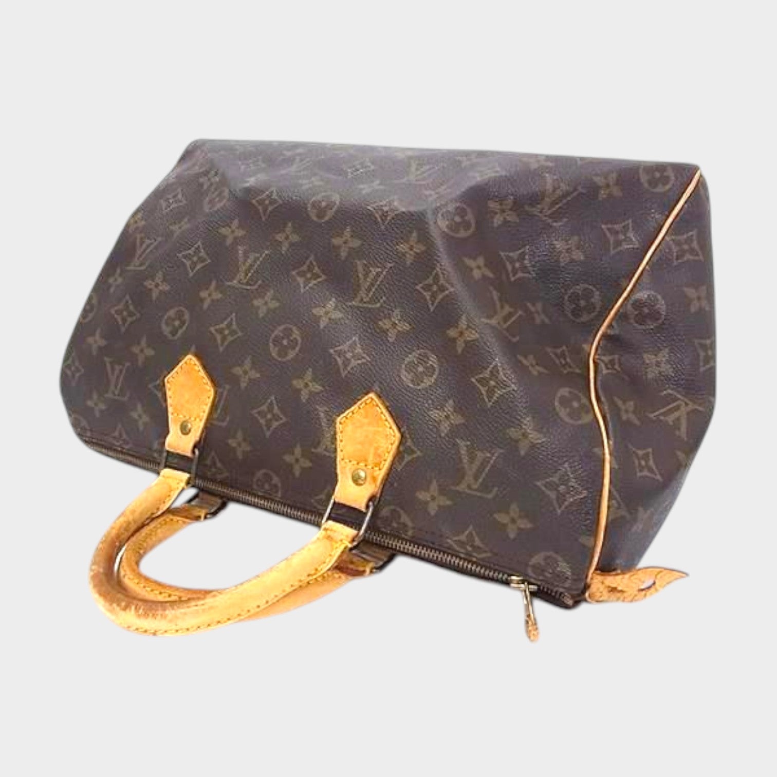 LOUIS VUITTON M41524 Monogram Speedy 35 Handbag Boston Bag Bro