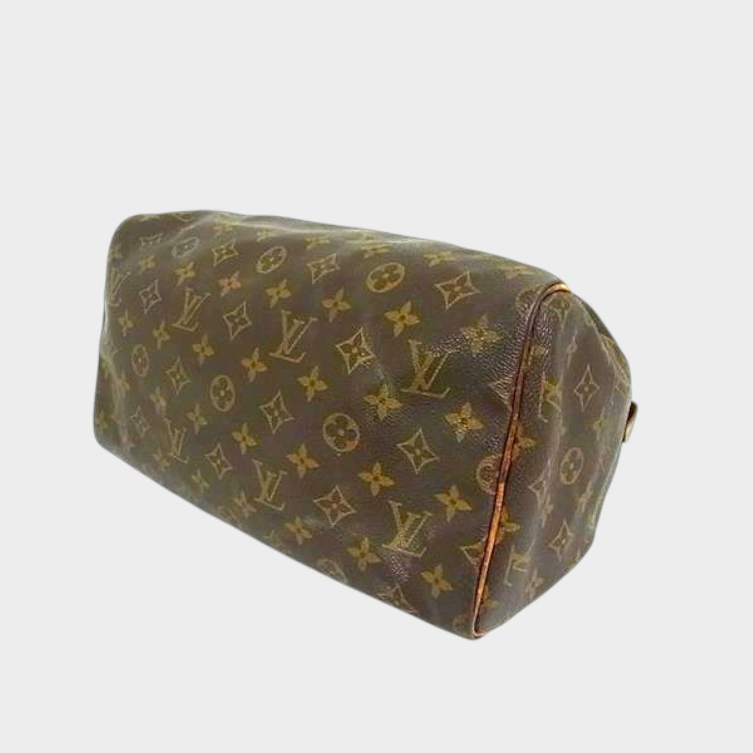 LOUIS VUITTON M41526 Monogram Speedy 30 Handbag Tote Bag Mini Boston Bag Brown