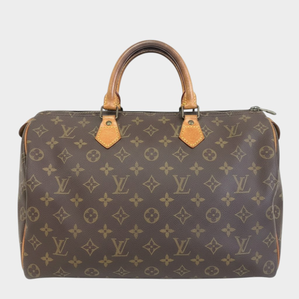 LOUIS VUITTON Speedy 35 M41524 Monogram Boston Bag