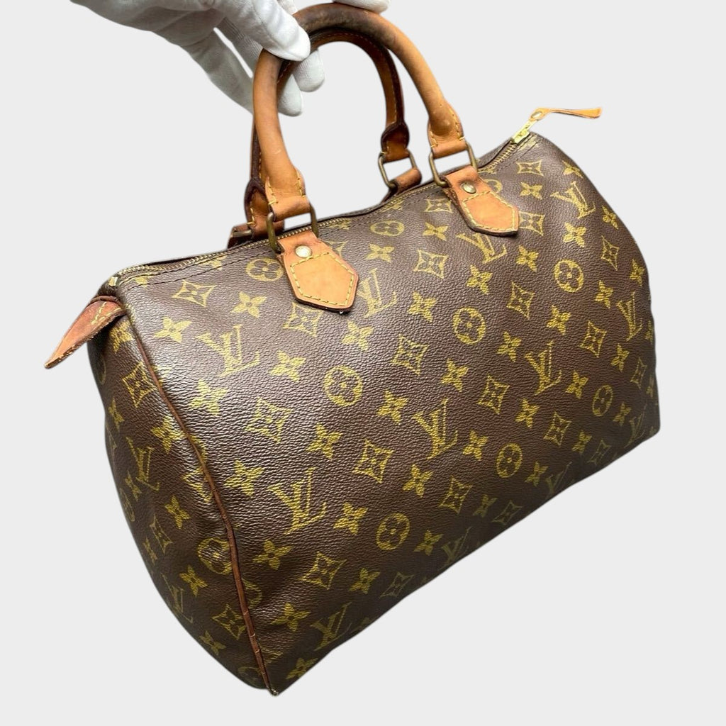 LOUIS VUITTON Monogram Speedy 30 M41526 Handbag Serial SA822