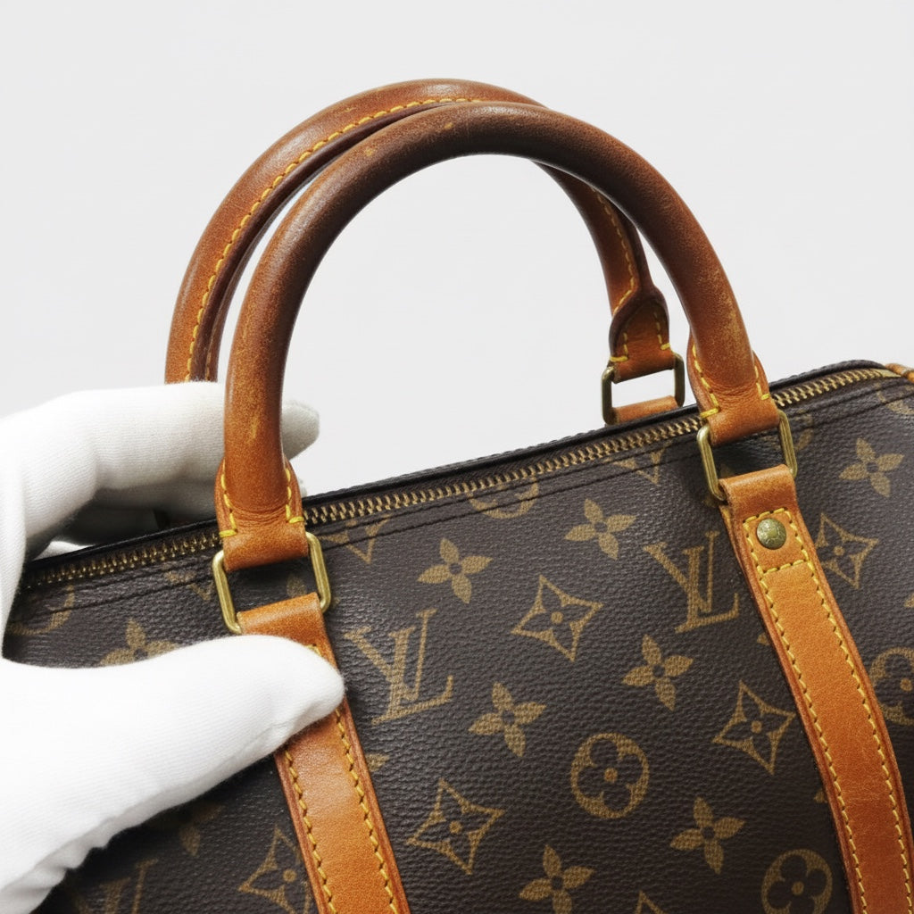 Louis Vuitton Monogram Speedy 30 Mini Boston Bag Handbag M41526 AA0064 Women's with Padlock and Key