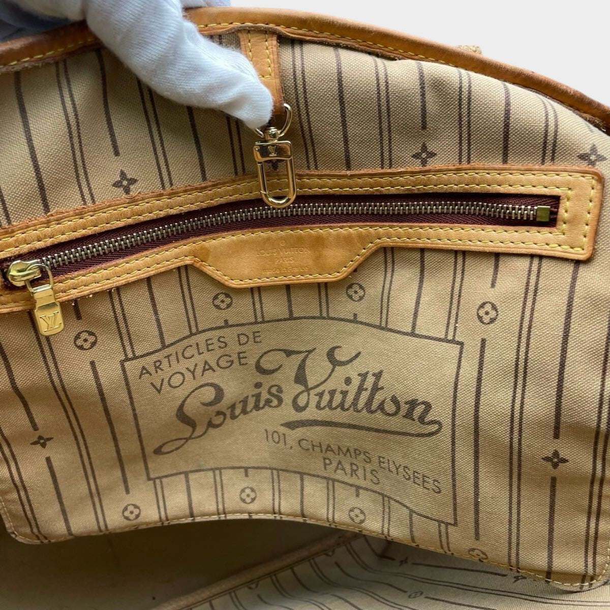 Louis Vuitton Monogram Neverfull MM Tote Bag, Tasche Bag, M4099