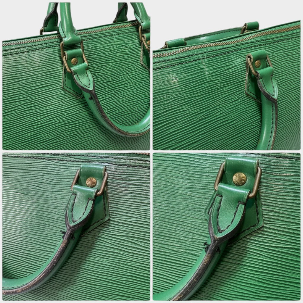 LOUIS VUITTON Epi Speedy 25 Borneo Green Handbag