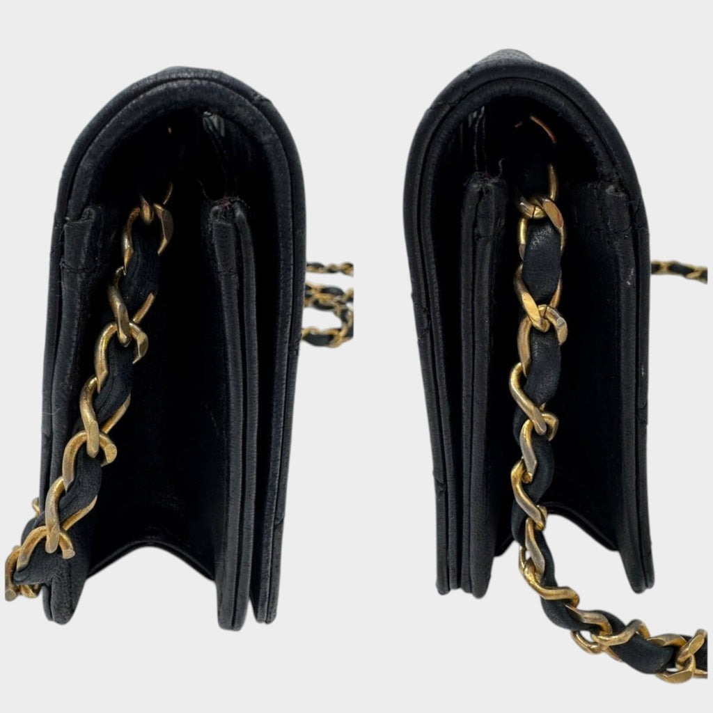 CHANEL Matelassé Coco Mark Push-Lock Chain Shoulder Bag