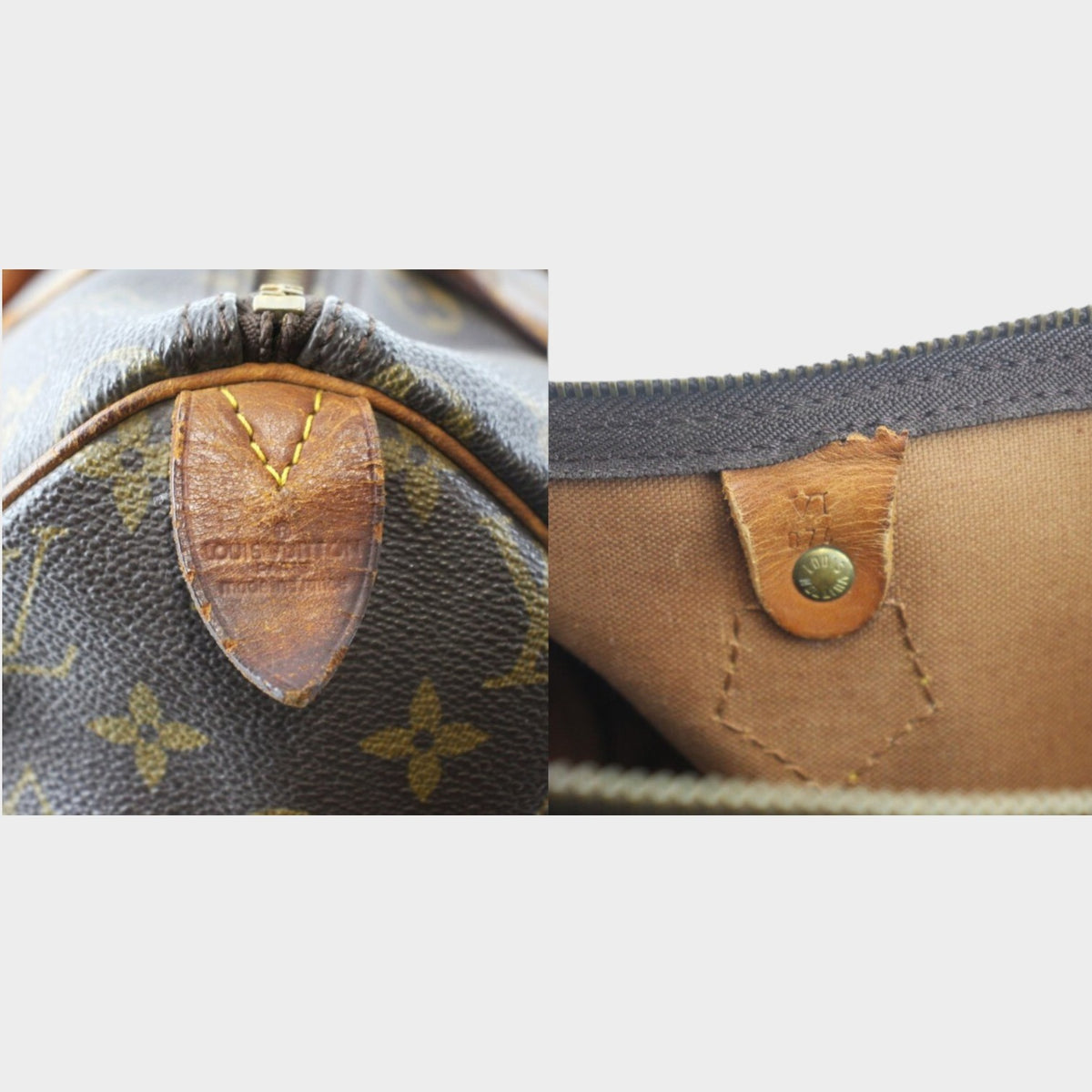 Louis Vuitton Monogram Speedy 30 Handbag Mini Boston M41526 Tasche