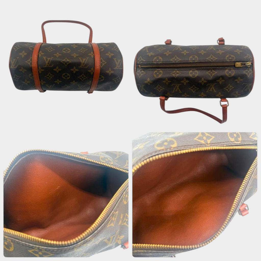 Louis Vuitton Papillon 26 Monogram Handbag, Vintage, Made in France