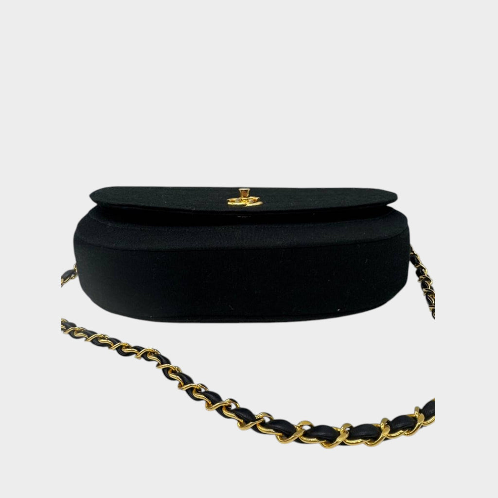[Excellent Condition] CHANEL Mademoiselle Coco Mark Turnlock Chain Shoulder Bag