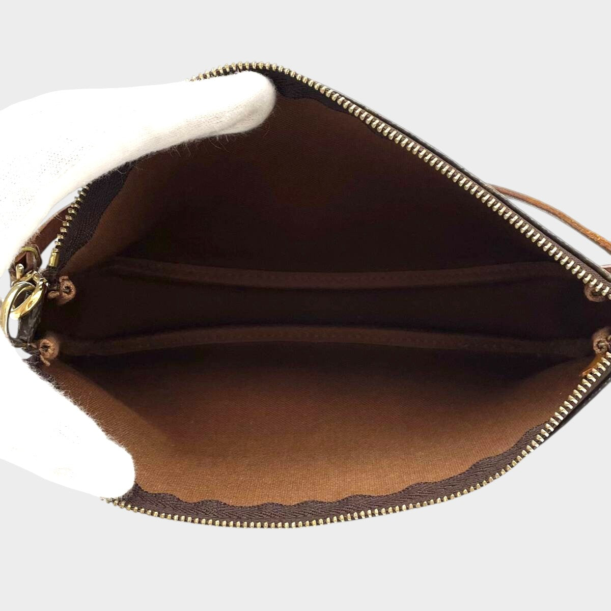 Excellent Condition LOUIS VUITTON Monogram Pochette Accessoires Accessory Pouch Handbag M51980 VI0031