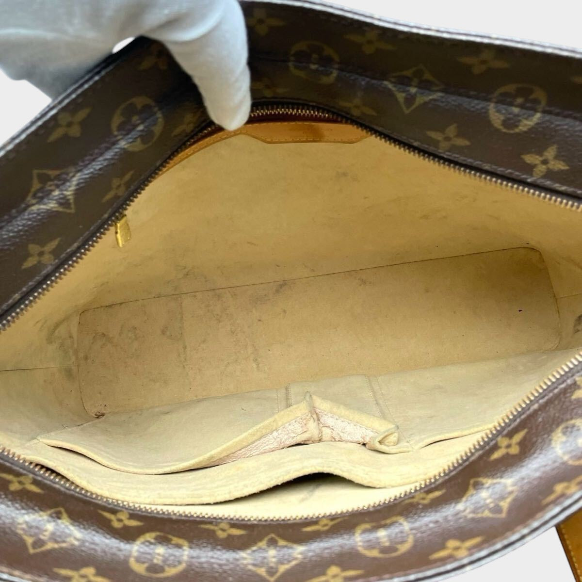 LOUIS VUITTON Monogram Luco Tote Tasche M51155 Serial SR0020