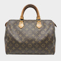 LOUIS VUITTON Speedy 30 M41526 Monogram Mini Boston Bag Handbag PVC Leather