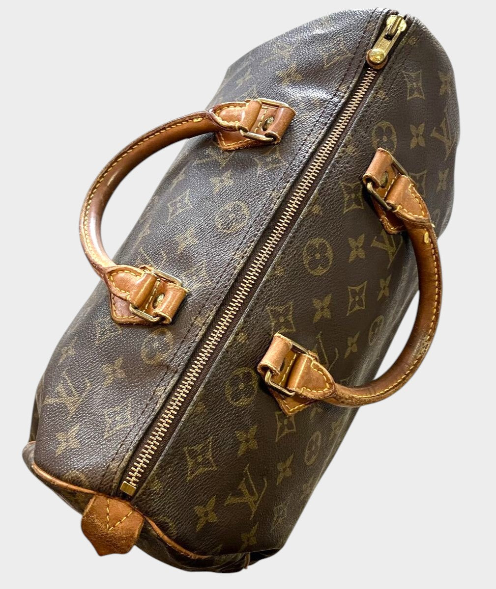 LOUIS VUITTON Monogram Speedy 30 Mini Boston Handbag M41526 VI0972