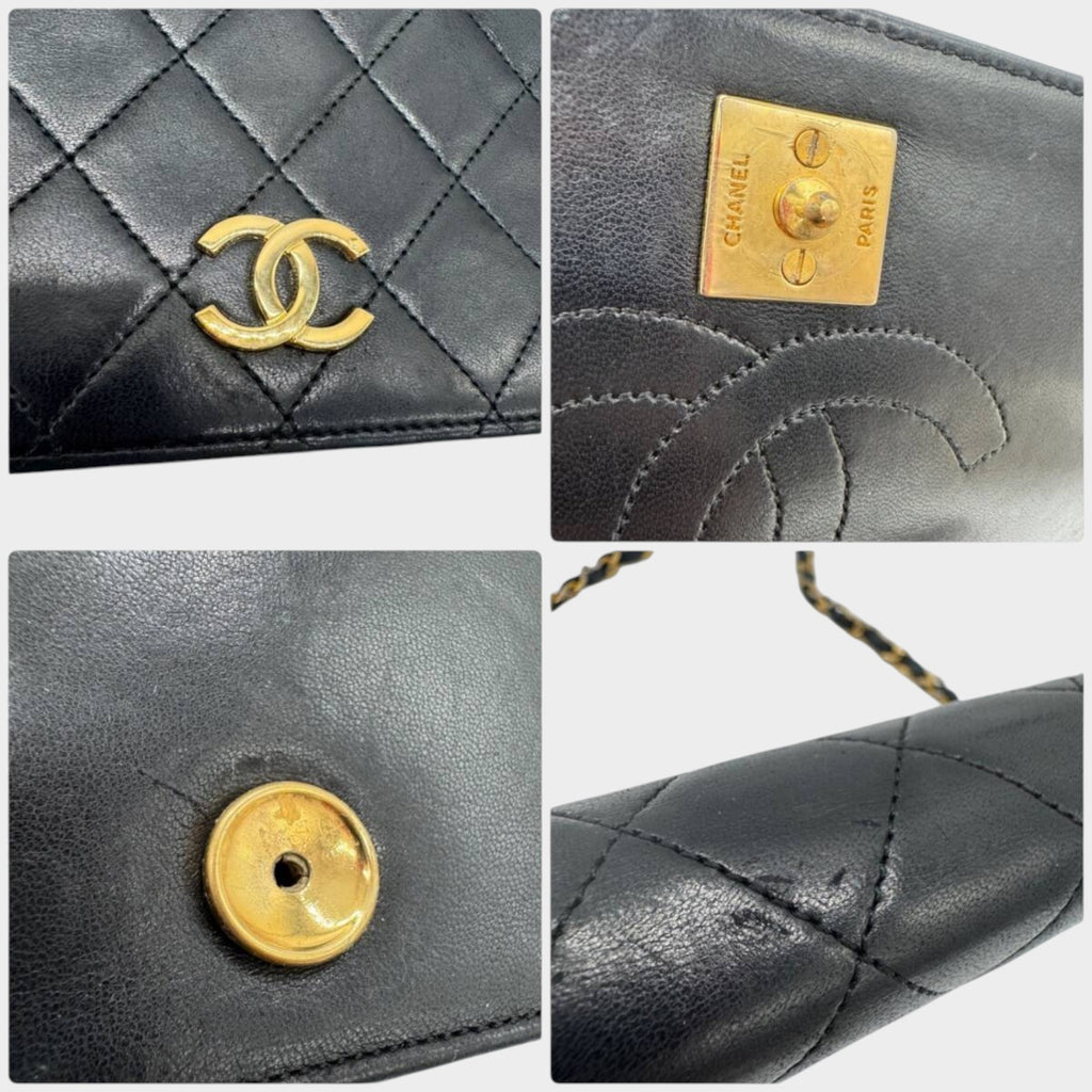 CHANEL Matelassé Coco Mark Push-Lock Chain Shoulder Bag