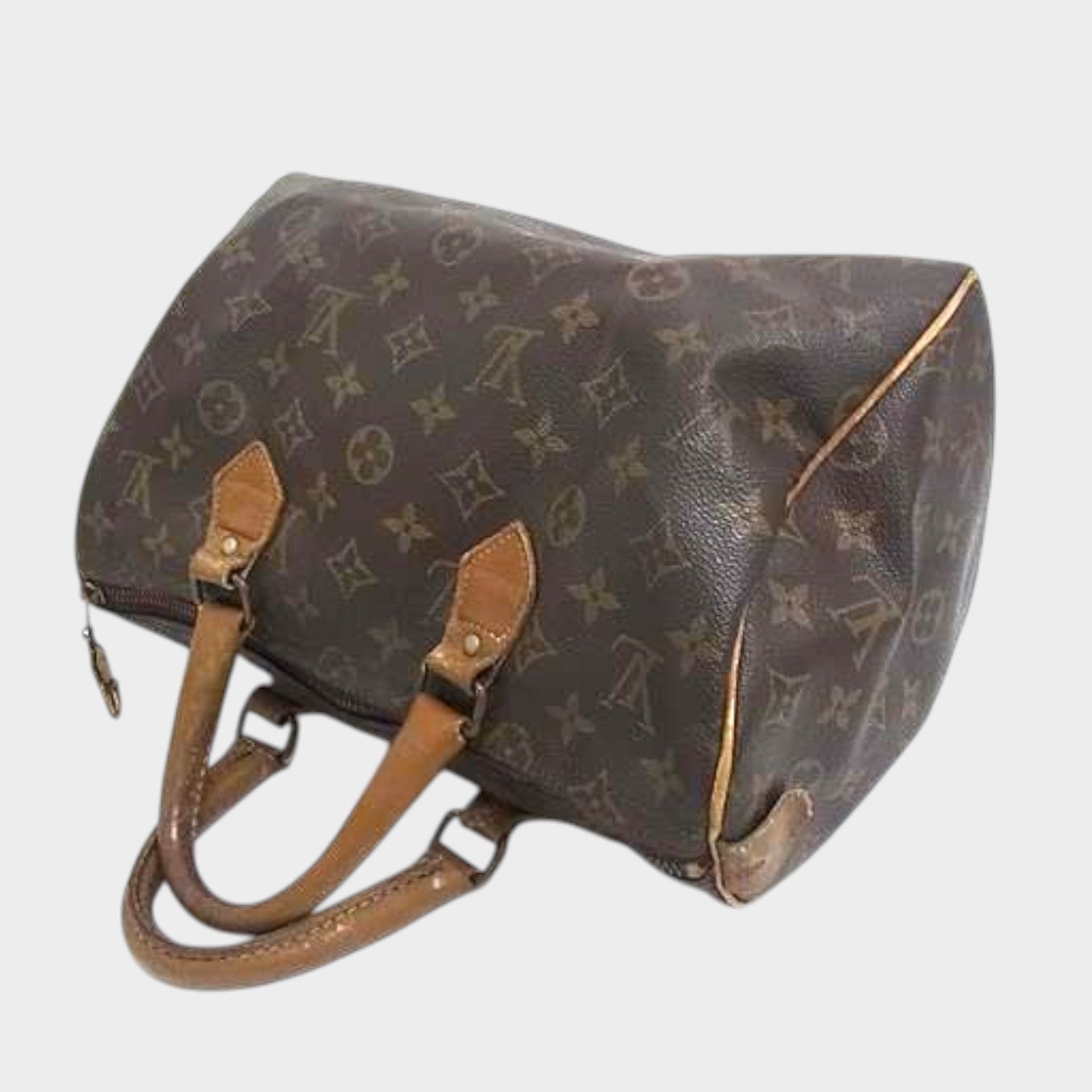 LOUIS VUITTON M41526 Vintage Monogram Speedy 30 TALON Zip Made in USA Boston Bag BQ5565
