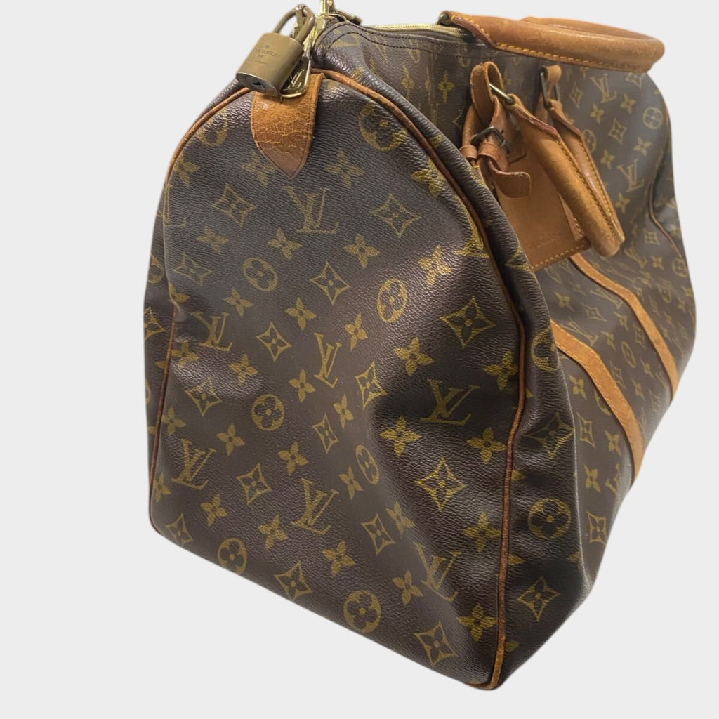 Louis Vuitton Keepall 50 M41426 Monogram Brown Boston Bag Travel Bag