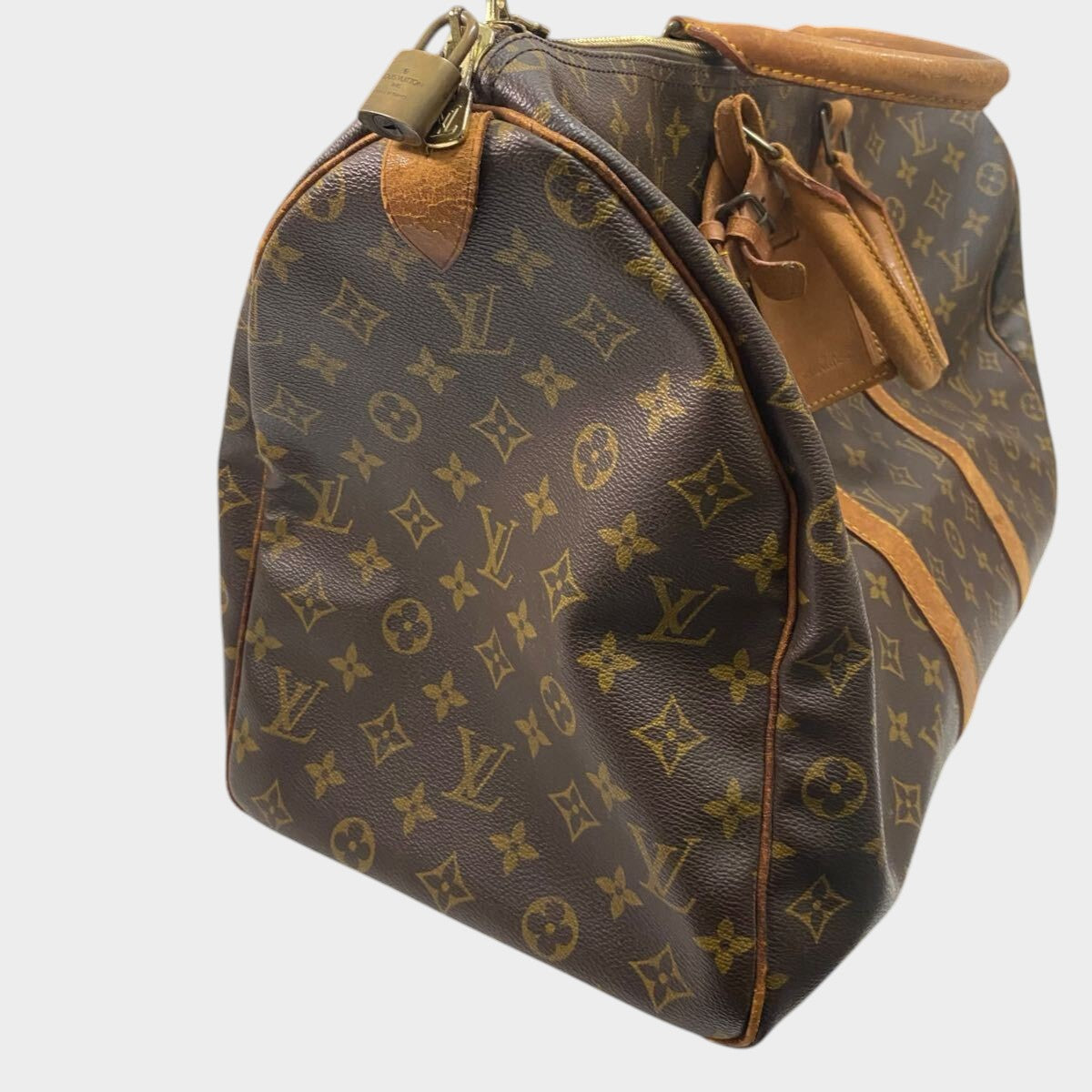 Louis Vuitton Keepall 50 M41426 Monogram Brown Boston Bag Travel Bag