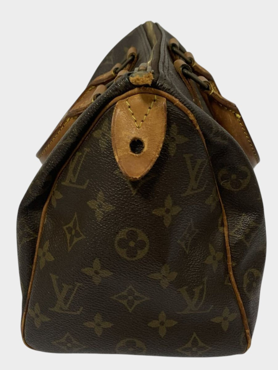 LOUIS VUITTON Louis Vuitton Monogram Handbag Mini Boston M41528 Speedy 25