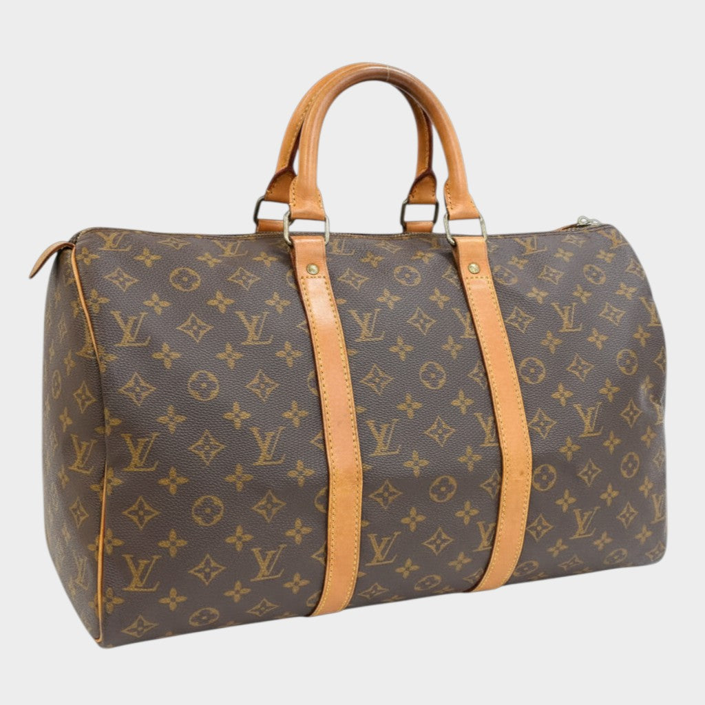 LOUIS VUITTON Keepall 45 Boston Bag M41428 Monogram Brown