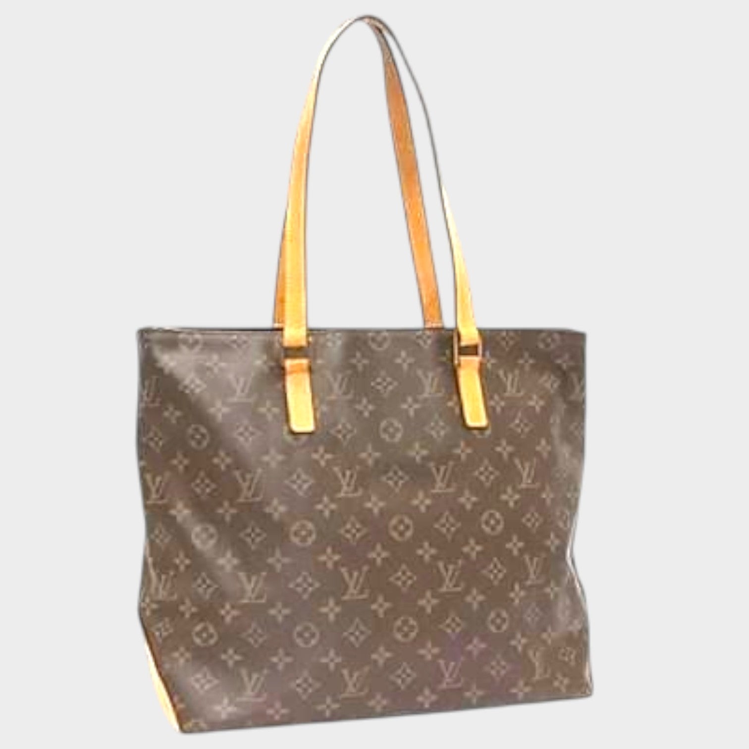 LOUIS VUITTON M51151 Cabas Mezzo Monogram Shoulder Bag Tote Bag Women's Brown DB5001