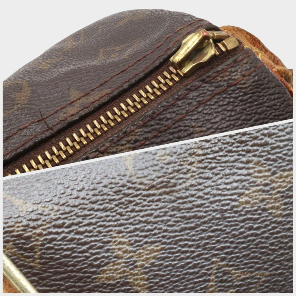 LOUIS VUITTON M41526 Monogram Speedy 30 Handbag Mini Boston Bag for Women and Men, Brown