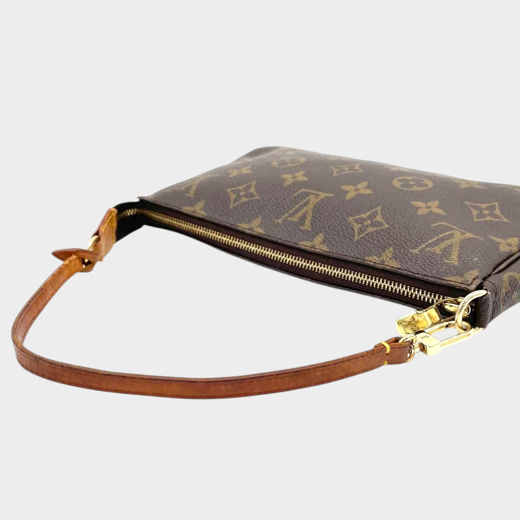 Excellent Condition LOUIS VUITTON Monogram Pochette Accessoires Accessory Pouch Handbag M51980 VI0031