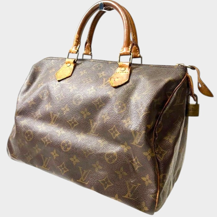 Louis Vuitton Monogram Speedy 30 Handbag Mini Boston