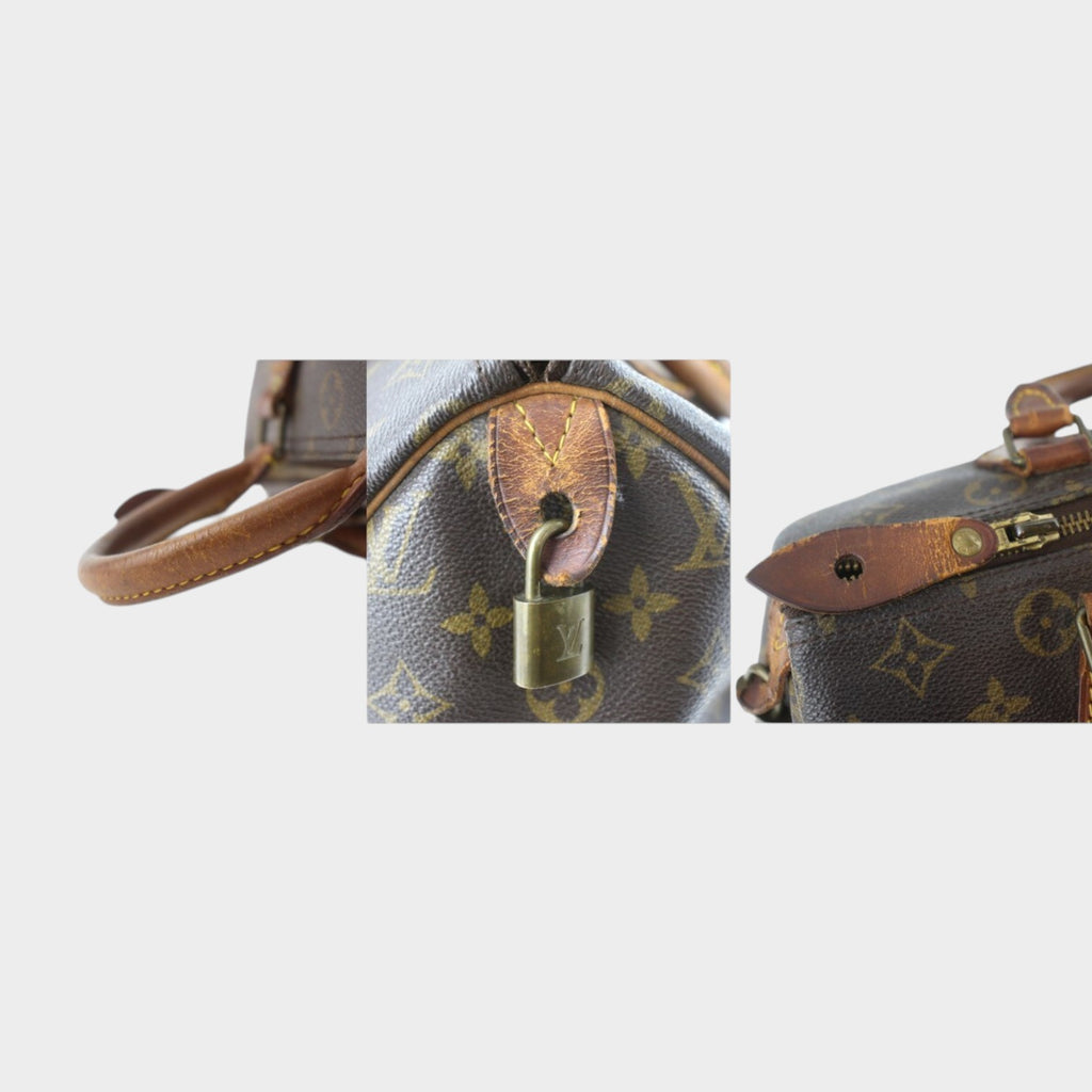 Louis Vuitton Monogram Speedy 30 Handbag Mini Boston M41526 Tasche