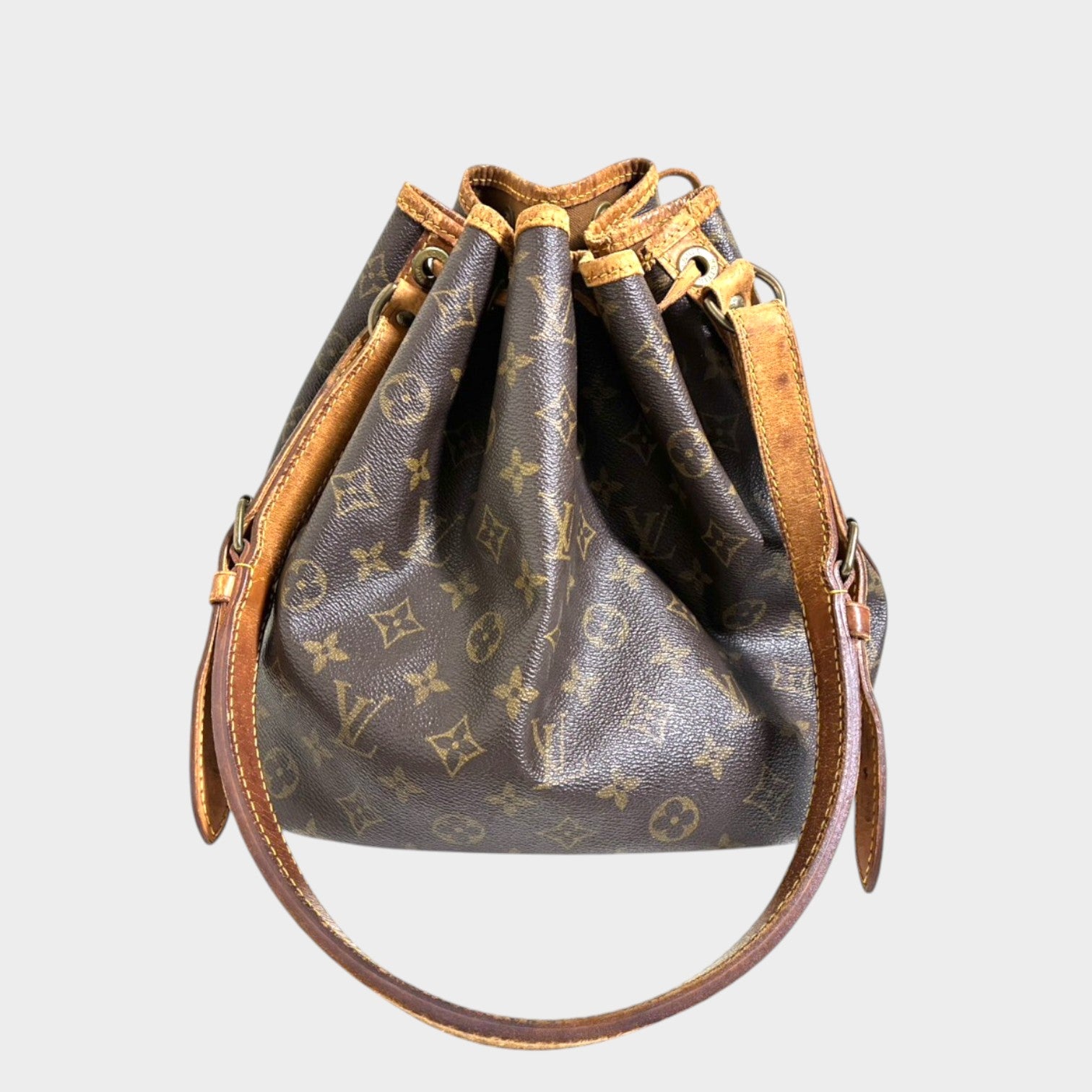 LOUIS VUITTON Monogram Petit Noé M42226 (Discontinued) AR1912 Shoulder Bag, One-Shoulder Bag, Drawstring