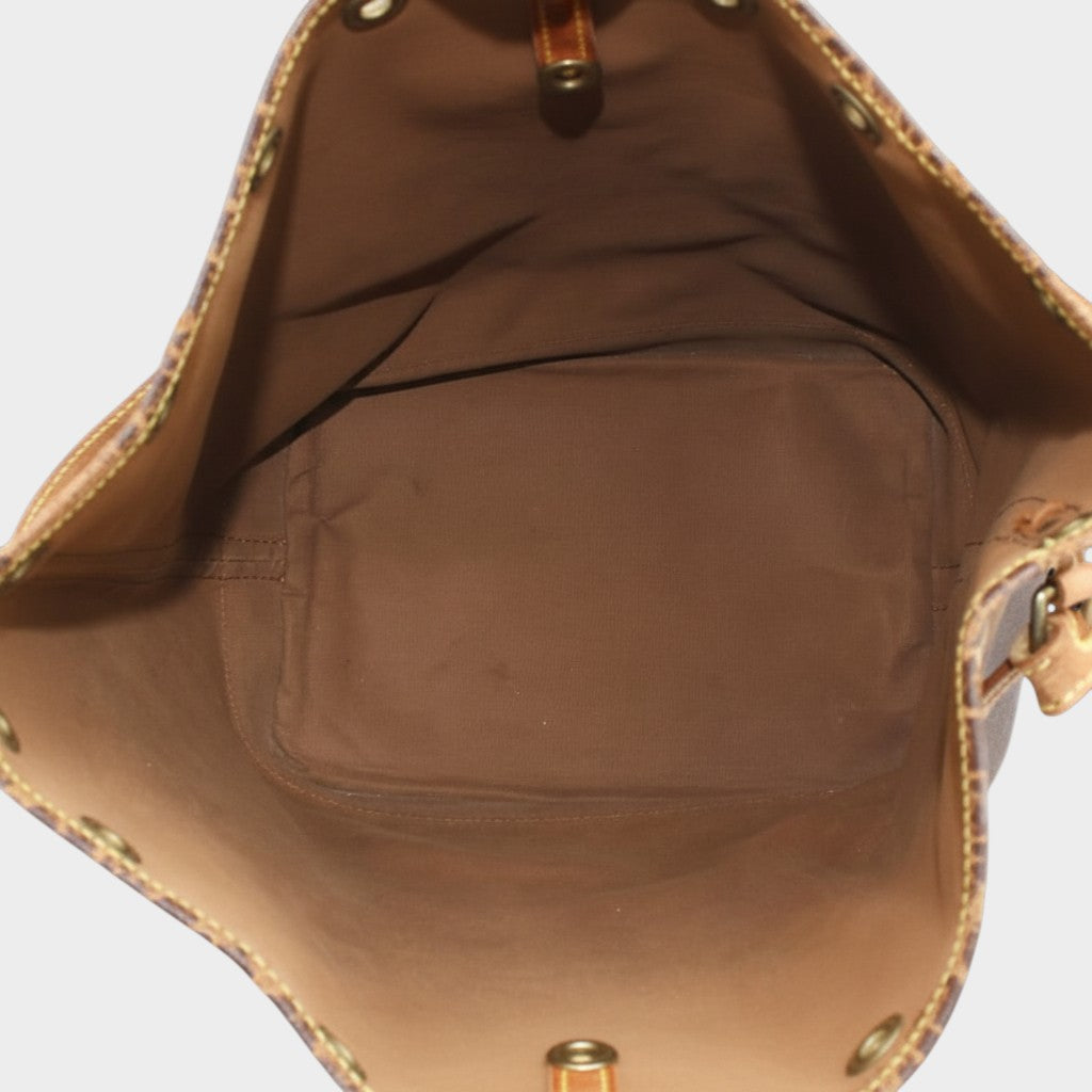 Louis Vuitton Shoulder Bag Noe M42224 Monogram Brown