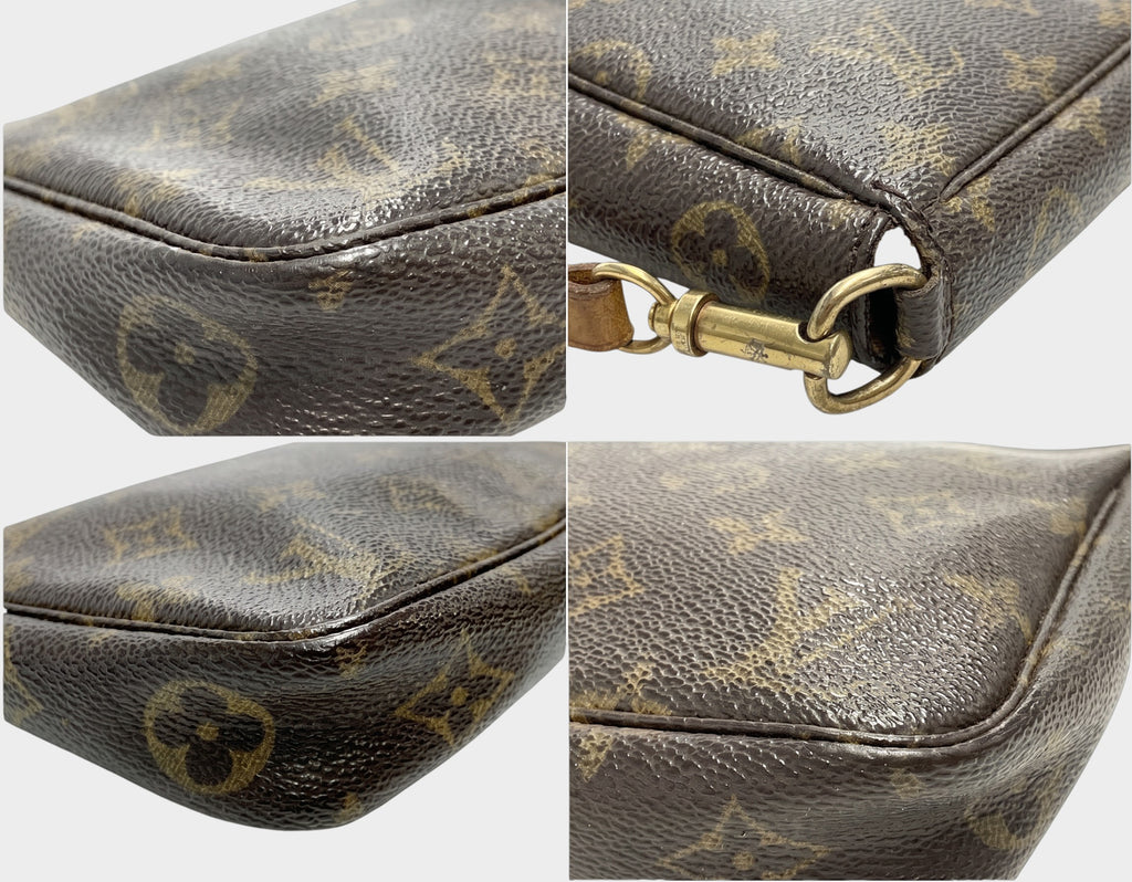 Louis Vuitton Monogram Pochette Accessoires M51980 Accessory Pouch Shoulder Stra