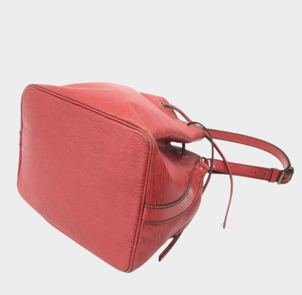 Louis Vuitton Epi Petit Noé Shoulder Bag, Castilian Red