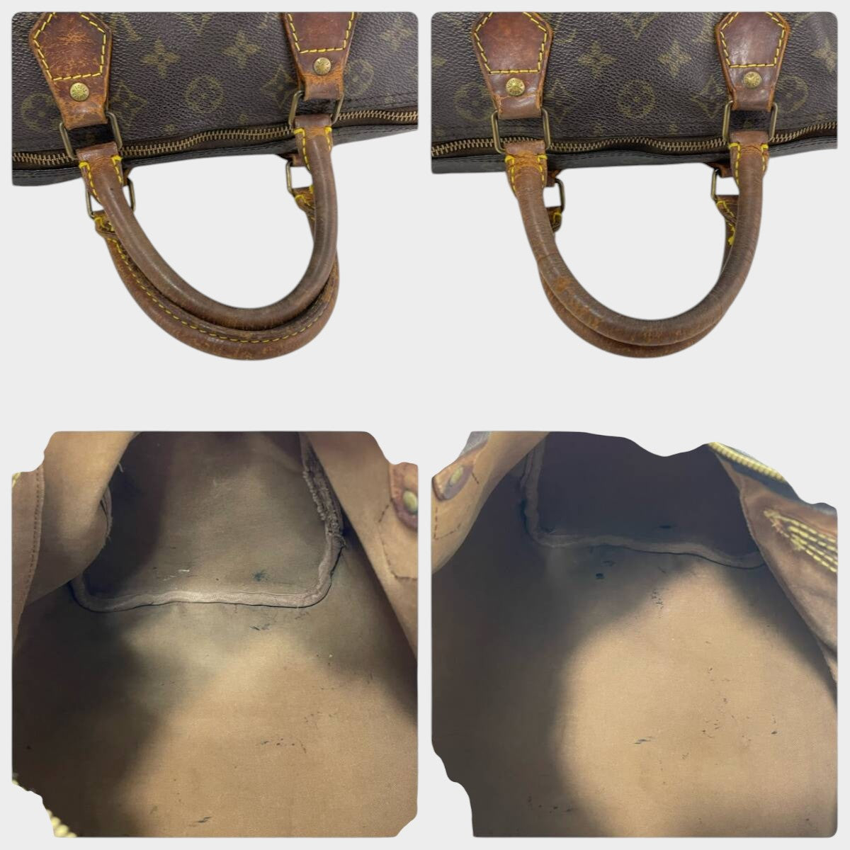 LOUIS VUITTON Monogram Handbag Speedy 30 M41526 Mini Tasche
