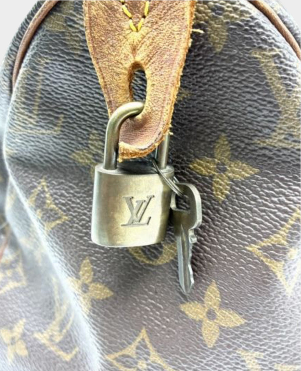 LOUIS VUITTON Speedy 30 M41526 Monogram Mini Boston Bag Handbag PVC Leather