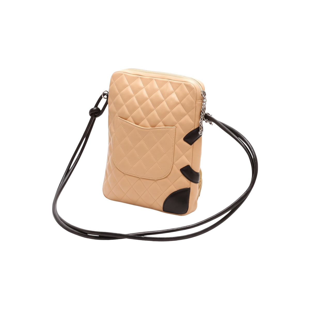 CHANEL Coco Mark Matelassé Cambon Line Leather Crossbody Tasche