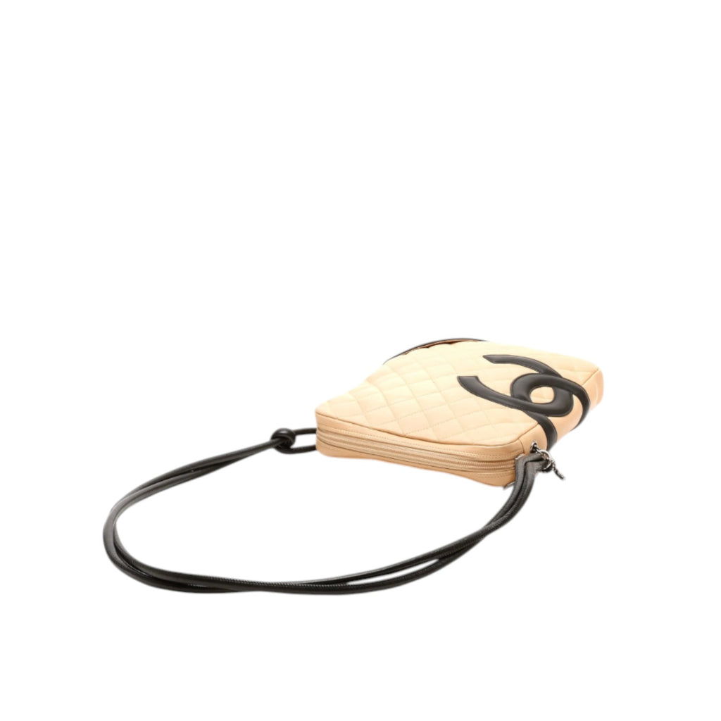 CHANEL Coco Mark Matelassé Cambon Line Leather Crossbody Tasche