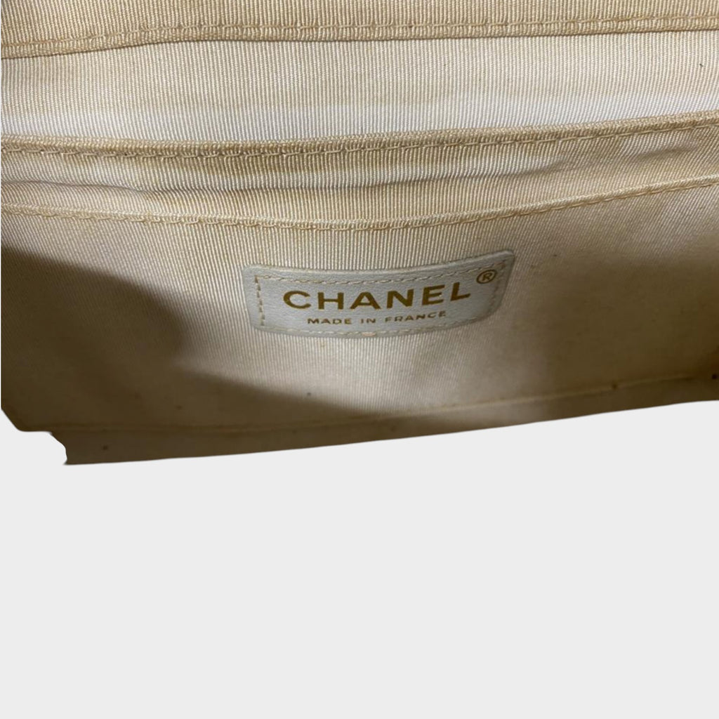 Authenticity verified CHANEL V-stitch enamel bag chain bag Tasche