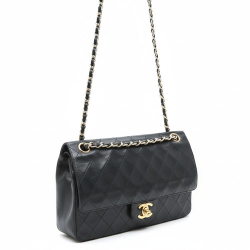 Chanel Matelassé 25 Double Flap Shoulder Bag Vintage Tasche