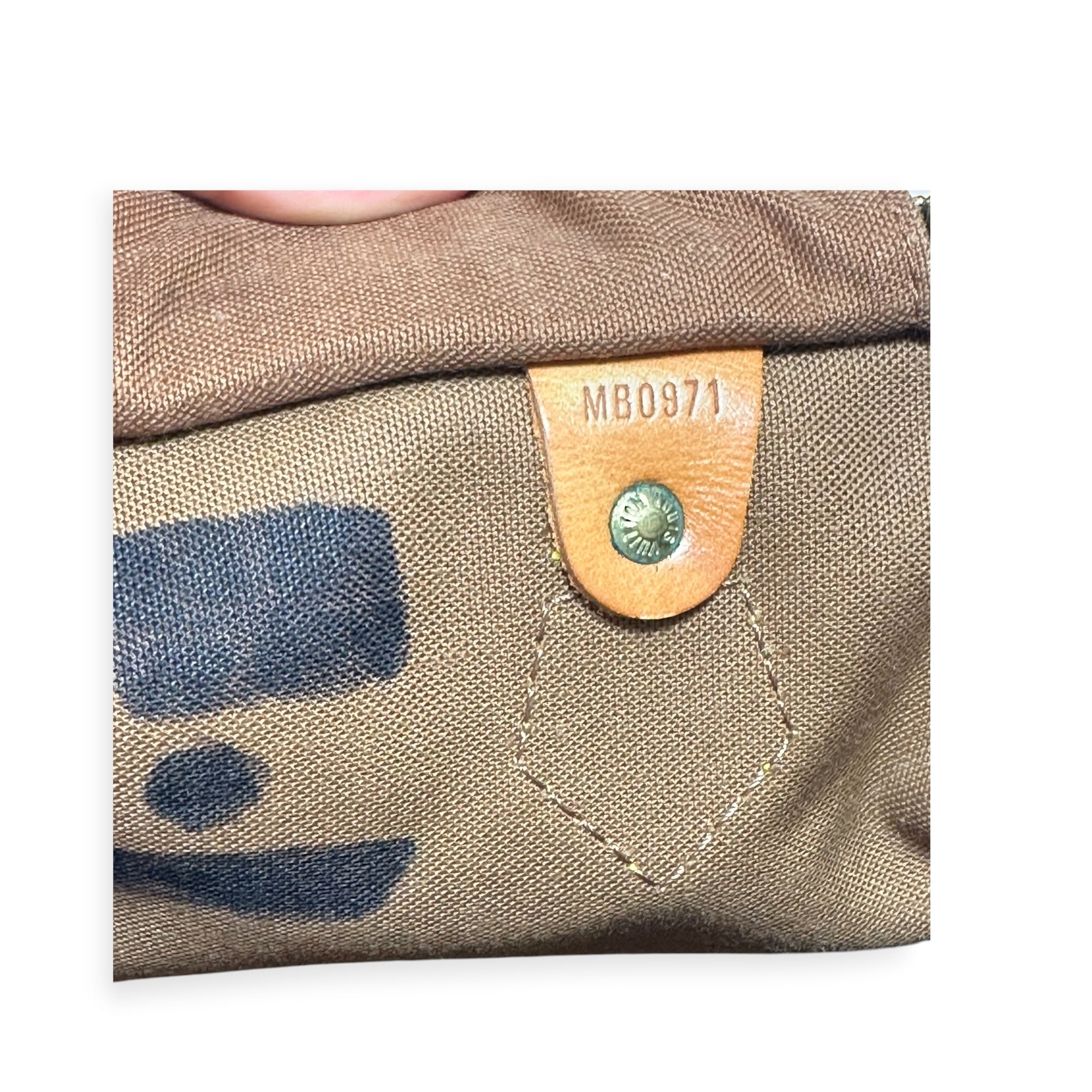 Louis Vuitton Monogram Speedy 40 M41522 MB0971 Handbag Boston Bag