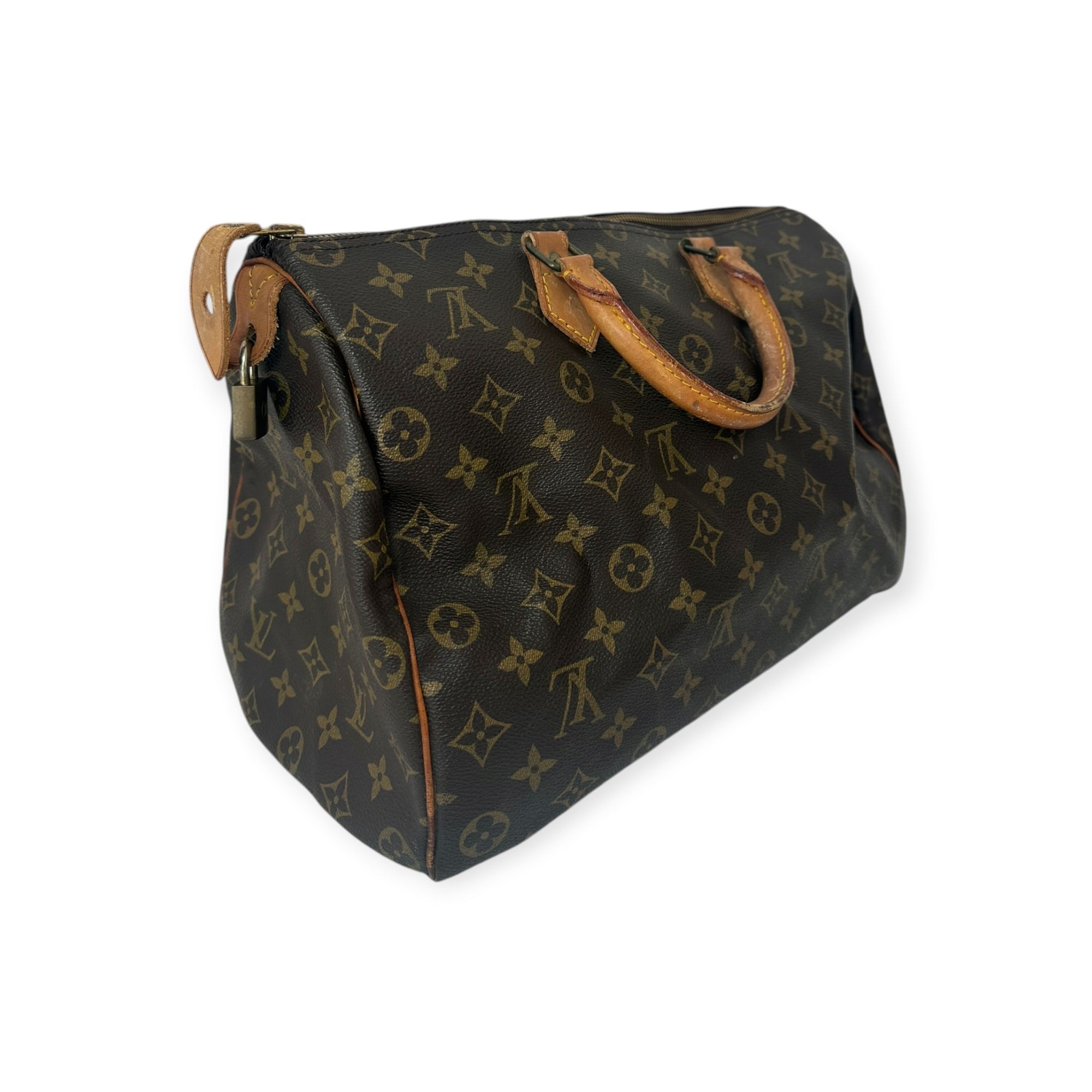Louis Vuitton Monogram Speedy 35 M41524 VI863 Handbag Boston Bag