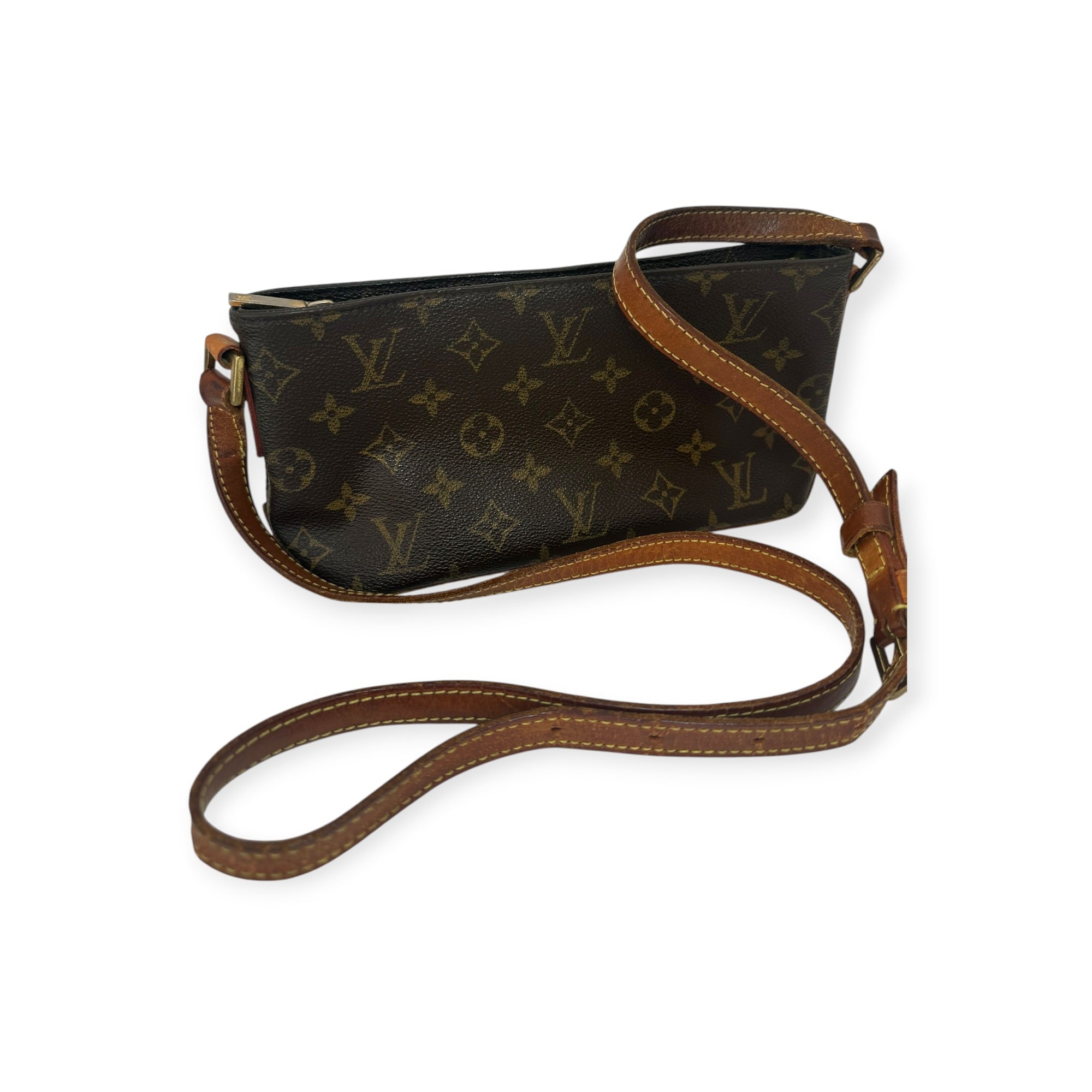 Louis Vuitton Monogram Trotteur Shoulder Bag, Crossbody Bag, M51240, Serial Number AR0072, Authentic