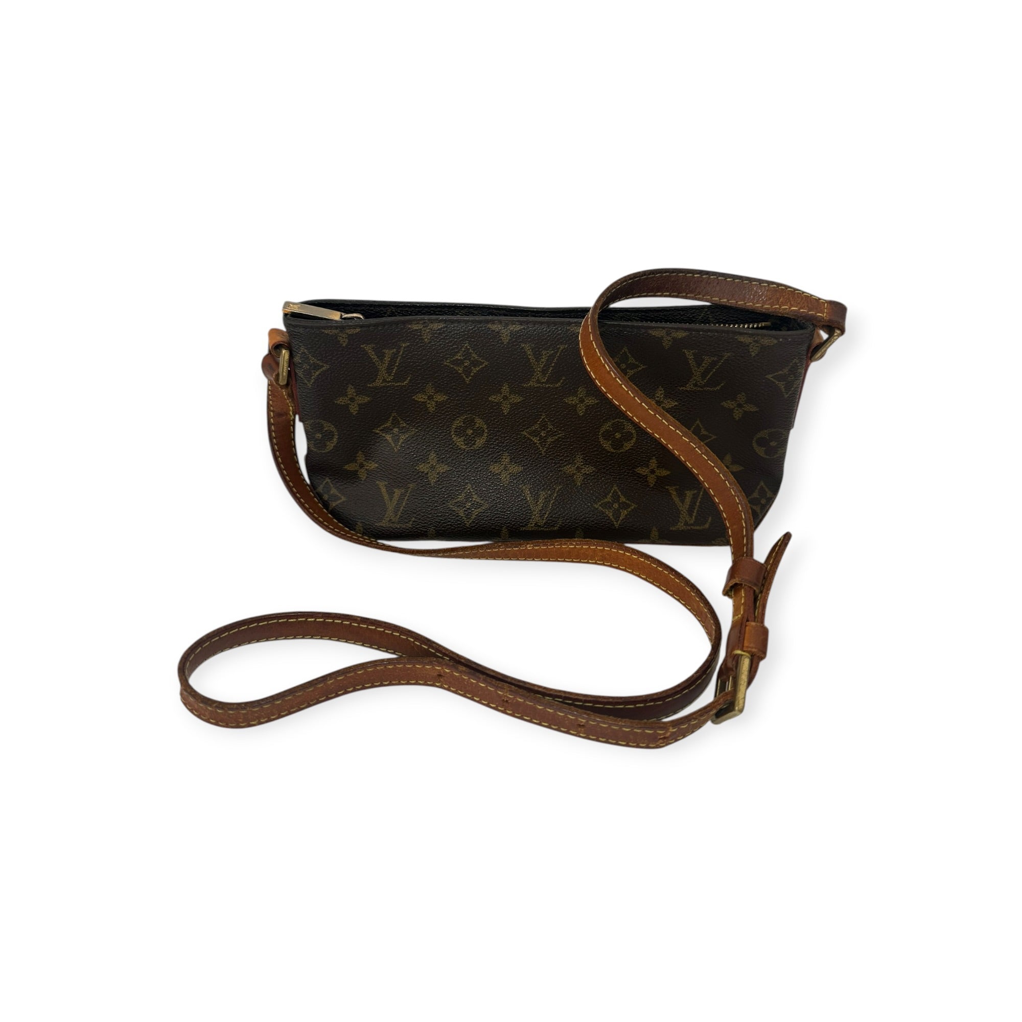 Louis Vuitton Monogram Trotteur Shoulder Bag, Crossbody Bag, M51240, Serial Number AR0072, Authentic