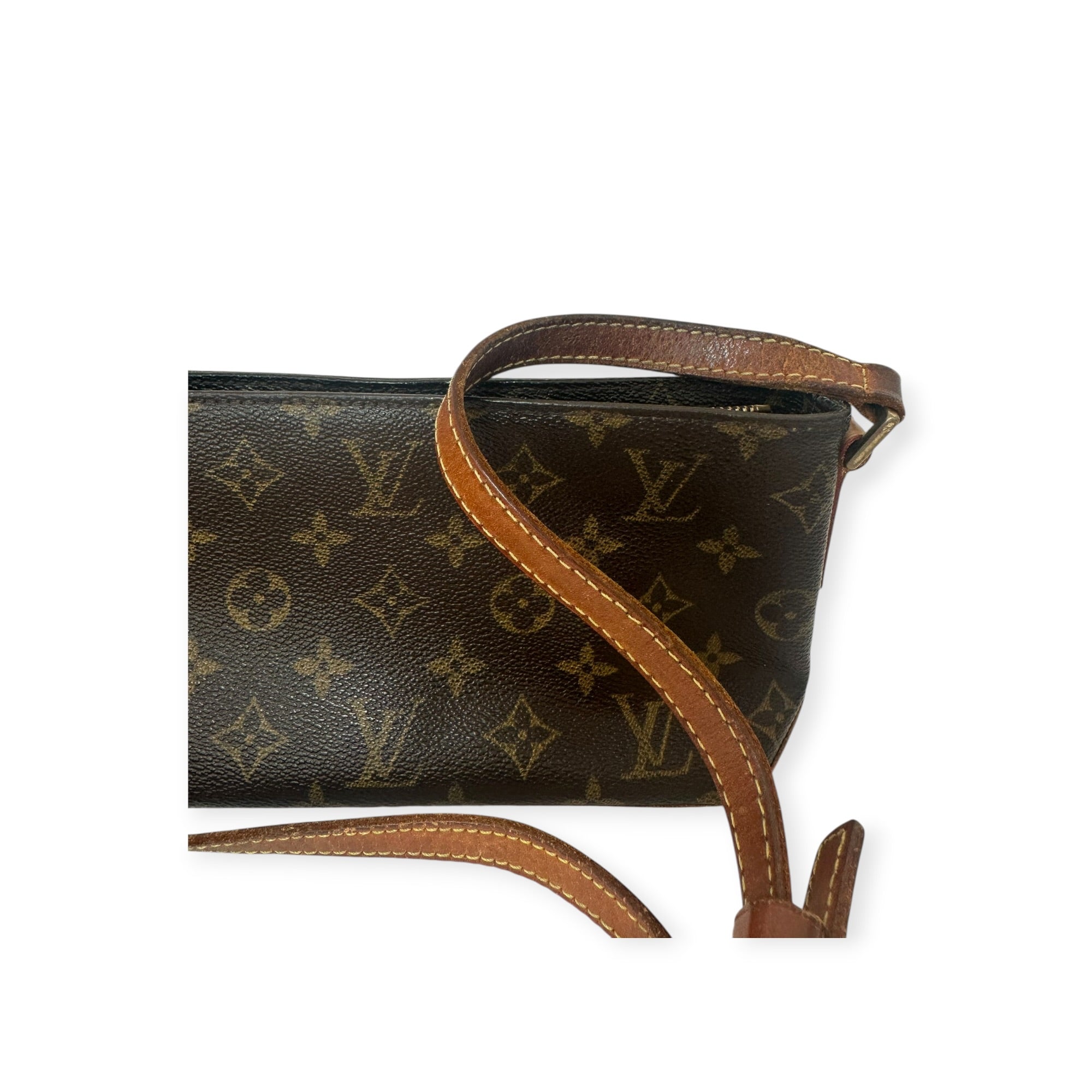 Louis Vuitton Monogram Trotteur Shoulder Bag, Crossbody Bag, M51240, Serial Number AR0072, Authentic