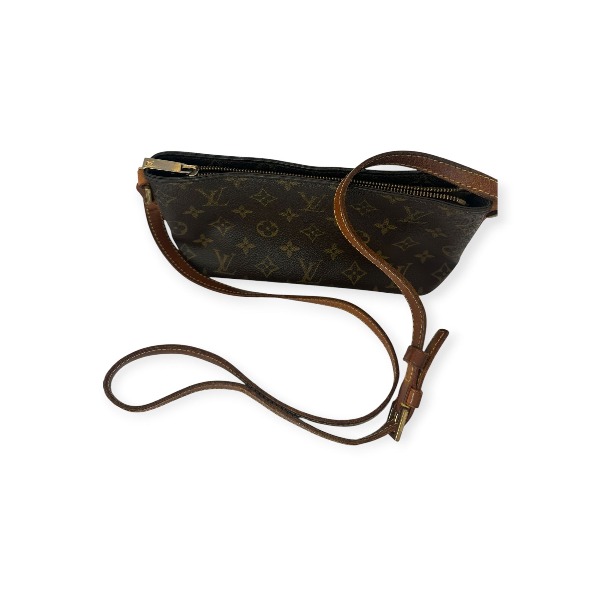 Louis Vuitton Monogram Trotteur Shoulder Bag, Crossbody Bag, M51240, Serial Number AR0072, Authentic